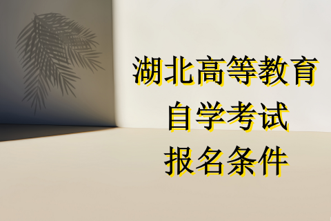 2026年湖北高等教育自学考试报名条件